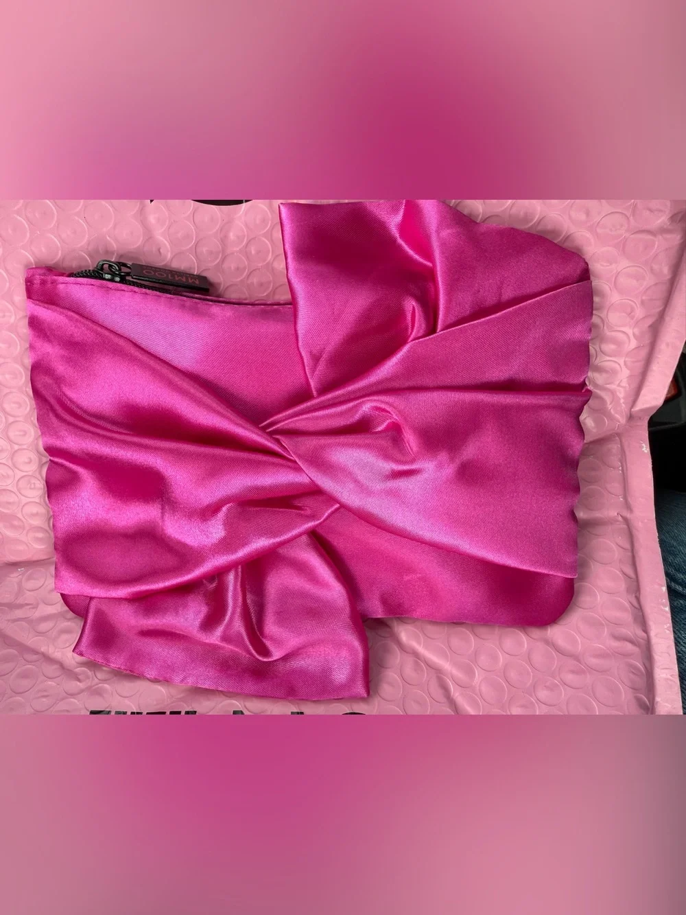💙 4/$20 Ipsy Pink Bow Marilyn Monroe Edition Cosmetics Bag